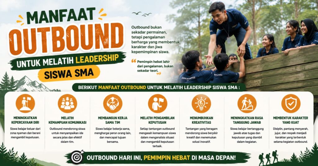 Manfaat Outbound untuk Melatih Leadership Siswa SMA