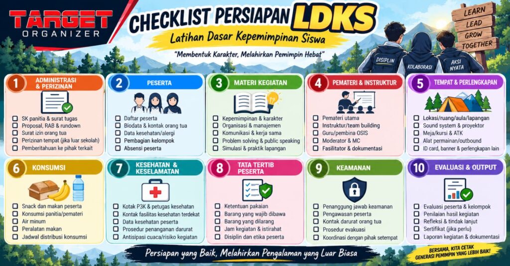 chek list persiapan LDKS
