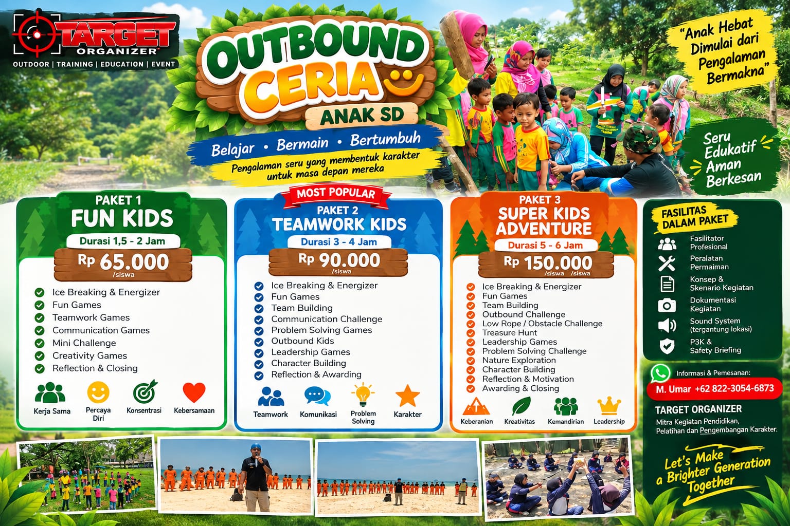 Outbound Ceria Anak SD & TK